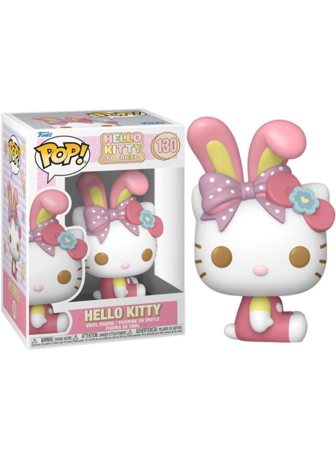 Funko POP! Sanrio Hello Kitty and Friends Hello Kitty with Bunny Ears Vinyl Figure (10.2 cm) - Image 2
